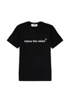 Msgm T-shirt With Rabbit Print In Black