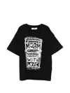 Msgm Printed T-shirt In Black
