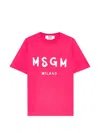 Msgm Printed T-shirt In Pink