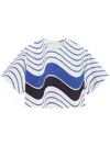 Msgm T-shirt Mit Print In Weiss