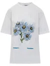 Msgm White Cotton T-shirt In White