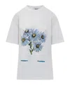 Msgm White Cotton T-shirt In White