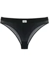 Msgm Proibito Logo Briefs In Black
