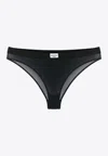 Msgm Proibito Logo Briefs In Black