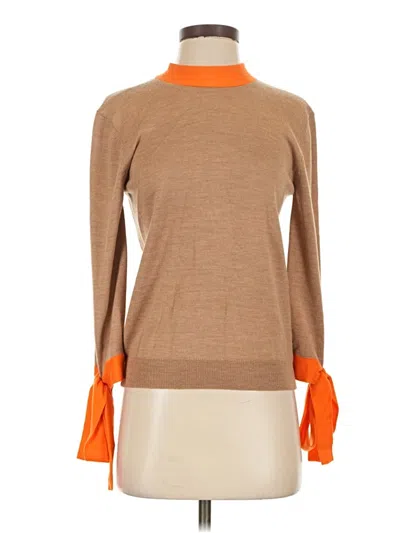 Pre-owned Msgm Pullover Sweater In Orange
