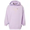 Msgm Purple Cotton Sweater In Purple