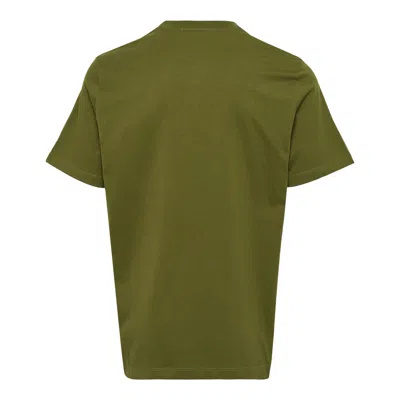 Msgm Rabbit Logo T-shirt In Green