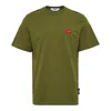 Msgm Rabbit Logo T-shirt In Green