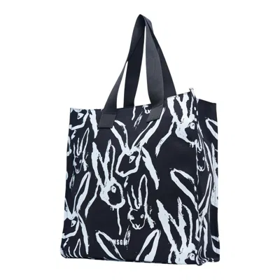 Msgm Rabbits Vertical Tote