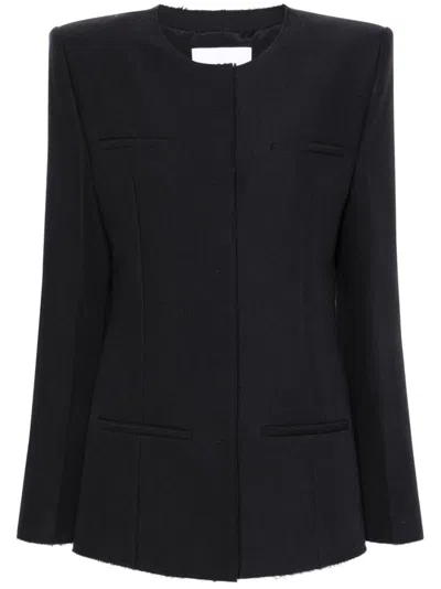 MSGM RAW-CUT TAILORED JACKET