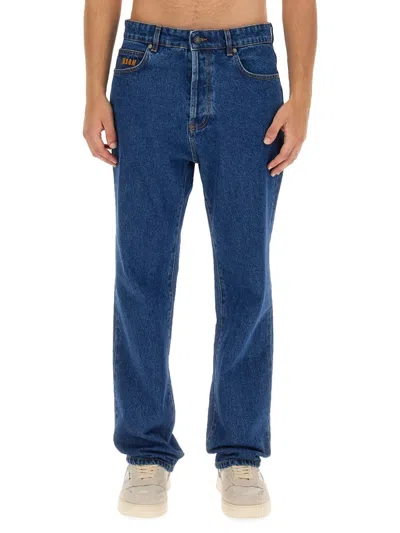 Msgm Regular Fit Jeans In Blue