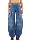 Msgm Women's Cargo Jeans