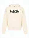 Msgm Relaxed-fit Graphic Logo Hoodie In Multi