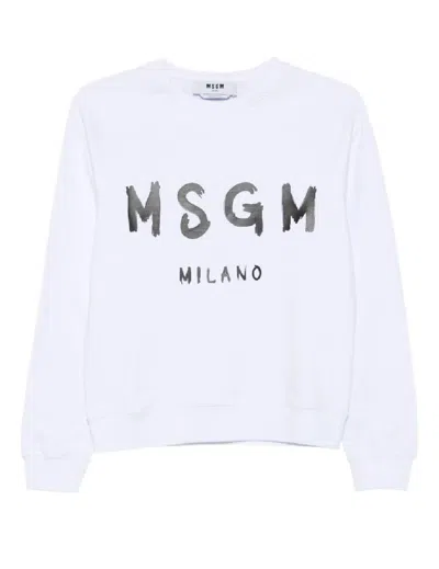 MSGM RELAXED-FIT GRAPHIC PRINT SWEATSHIRT