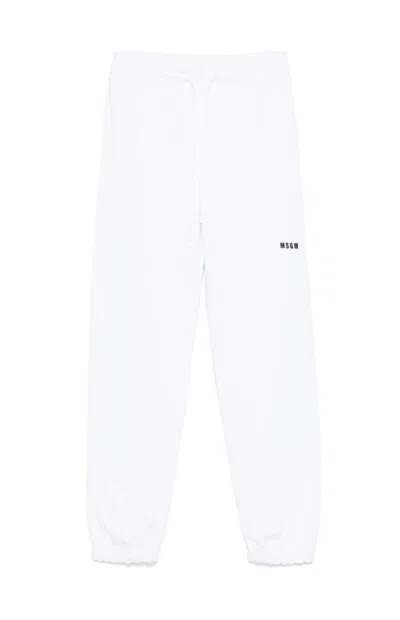 MSGM RELAXED-FIT JOGGER PANTS WITH DRAWSTRING WAIST