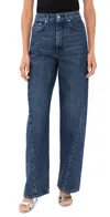 Msgm Relaxed Jeans Blue In Blue