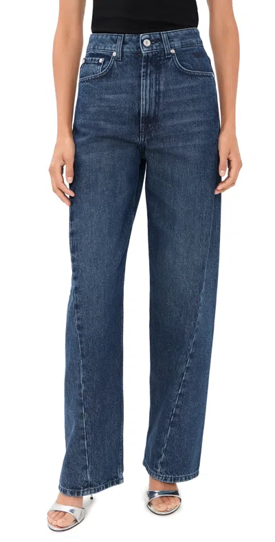 Msgm Relaxed Jeans Blue
