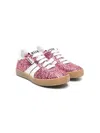 Msgm Retro Gliterry Sneakers In Pink
