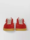 Msgm Retro Low-top Suede Sneaker With Contrast Sole