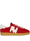 Msgm Retro Sneakers In Red