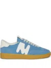 Msgm Retro Trainer Suede Sneakers In Blue