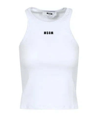 MSGM RIB KNITTED VEST