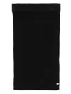 Msgm Ribbed-knit Skirt In Black