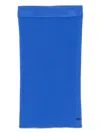 Msgm Ribbed-knit Skirt In Blue