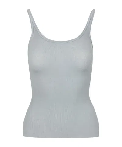 MSGM MSGM RIBBED LOGO TANK TOP