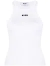 MSGM MSGM RIBBED TANK TOP CLOTHING