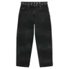 Msgm Rivet-embellished Jeans In Black