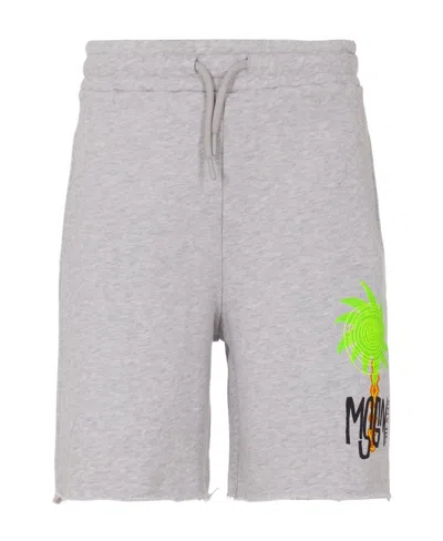 Msgm Rope Shorts In Gray
