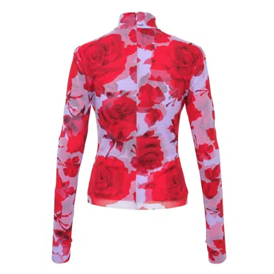 Msgm Rose Blusa Blouse