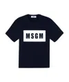 Msgm Cotton T-shirt In Black