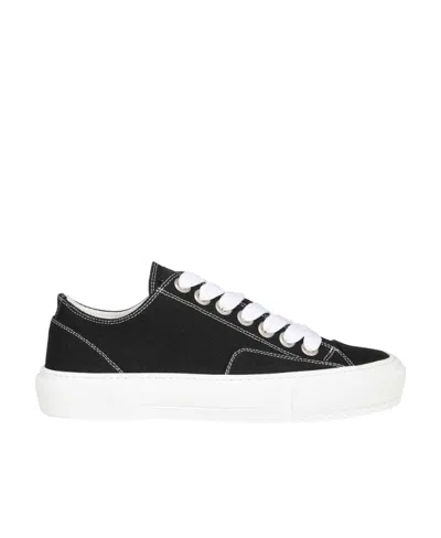 Msgm Round Head Low-cut Casual Shoes In Black