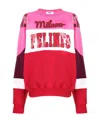 Msgm Round-necked Sweater In Red