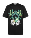 Msgm Round-necked T-shirt In Black
