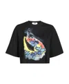 Msgm Round-necked T-shirt In Black
