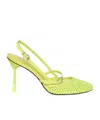 Msgm Round-toe Strap Pumps In Multi