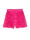 Msgm Ruched-panel Mini Short In Pink