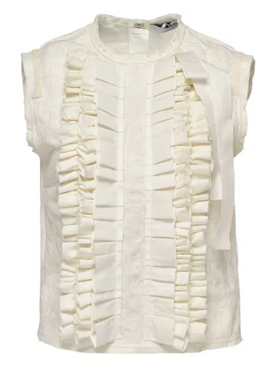 MSGM RUFFLED TOP