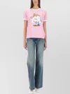 Msgm "sailor Kitten" Print T-shirt