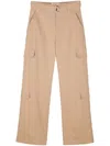 Msgm Sand Beige Tapered Leg Pants