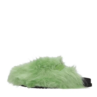 Msgm Sandals Green In Verde Blu E Verdi