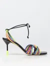 Msgm Women's Shoes Multicolor | Size 38 | Mds189 Color 45403 In Multicolor