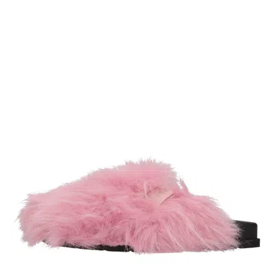 Msgm Sandals Pink In Rosa Pastello