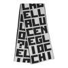 Msgm Sciarpa Scarf In Black