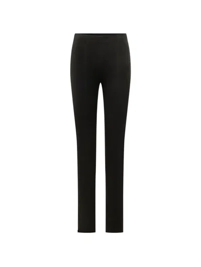 Msgm Seam-detail Trousers In Black