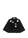 Msgm Sequin-appliqué Shirt In Black