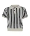 Msgm White Cropped Top With Sequins In Fabric Woman In Gray